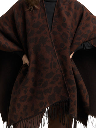 Cape mit Leo-Print