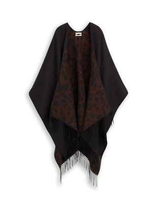 Cape mit Leo-Print