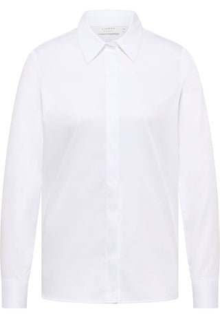 Satin Shirt Bluse Satingewebe Langarm