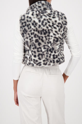 Weste, schwarz gemustert