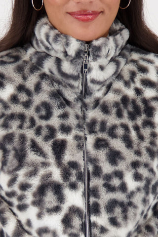 Weste, schwarz gemustert