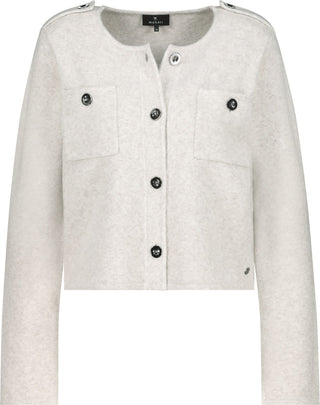Strickjacke, pearl melange