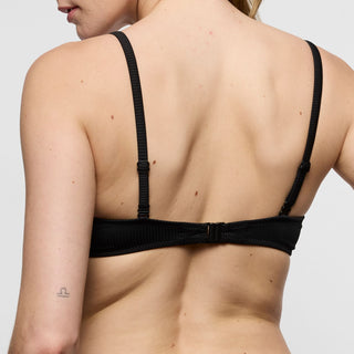 CASSIE schwarz Unterlegter Bikini Herzform