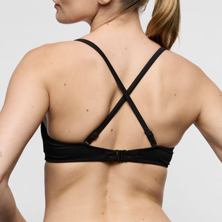 CASSIE schwarz Unterlegter Bikini Herzform