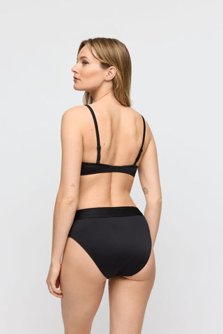 CASSIE schwarz Bikini Taillenslip