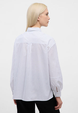 Bluse Popeline Langarm