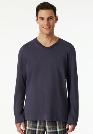 Langarmshirt V-Ausschnitt
