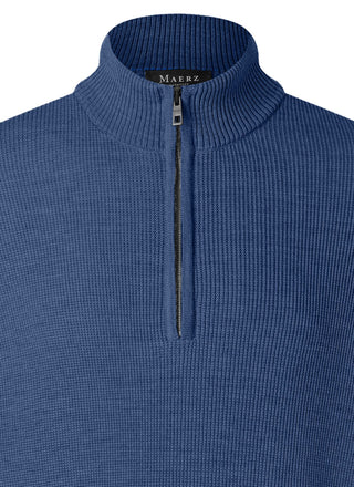 Pullover Stehkragen Zip 1/1 Arm