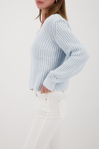 Pullover, ice blue