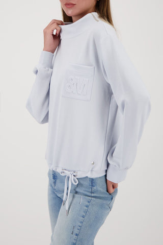 Sweatshirt, ice blue