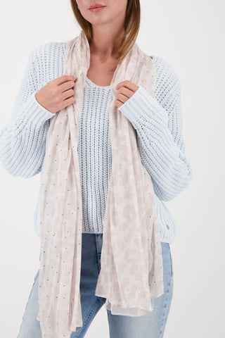 Schal, lattemacchiato gemustert