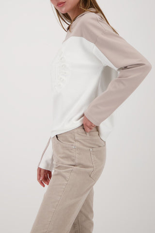Sweatshirt, off-white