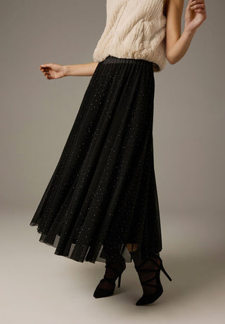 Meshrock mit Glanzsteinchen