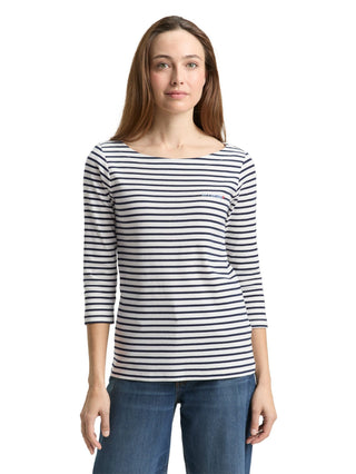 Langarmshirt mit Streifenmuster