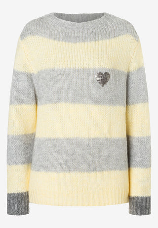 Pullover mit Blockstreifen