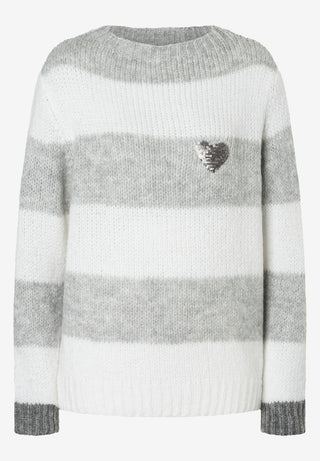 Pullover mit Blockstreifen
