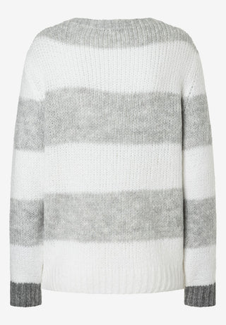 Pullover mit Blockstreifen