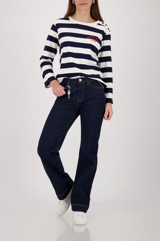 Hose, dark denim