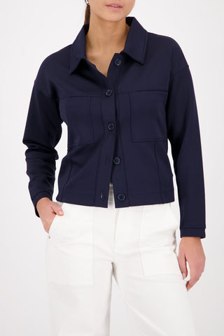 Jacke, marine