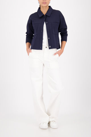 Jacke, marine