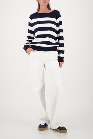 Pullover, marine ringel