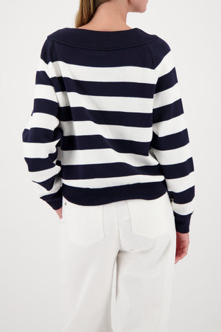 Pullover, marine ringel