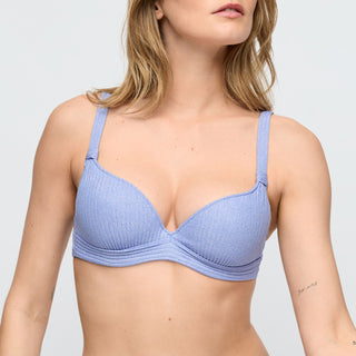 TINJIS Sparkling dusk Unterlegtes Bikini-Top tief.
