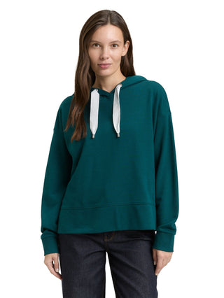 Hoodie Sweatshirt mit Herz-Detail