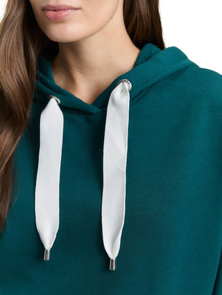 Hoodie Sweatshirt mit Herz-Detail