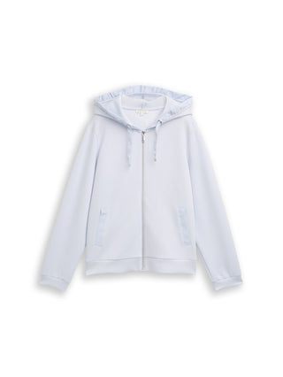 Hoodie Sweatjacke aus Scuba