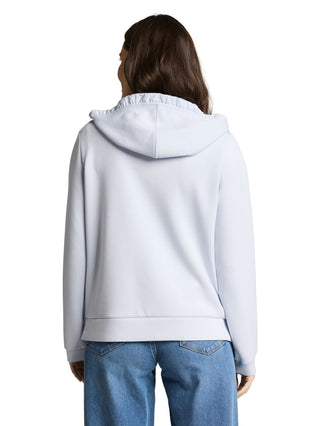 Hoodie Sweatjacke aus Scuba