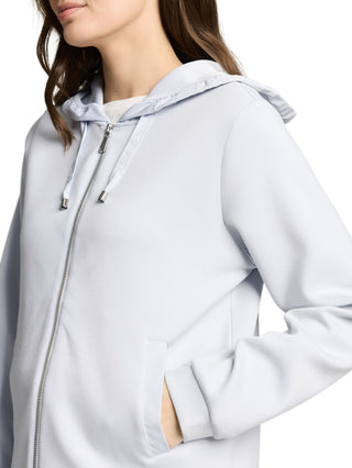 Hoodie Sweatjacke aus Scuba