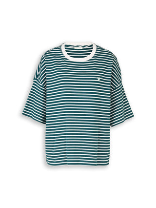 Oversize T-Shirt mit Streifenmuster