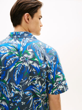WOVEN BOWLING SHIRT PRINT