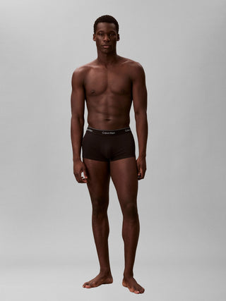 3 Pack Low Rise Trunks - Icon Cotton Stretch