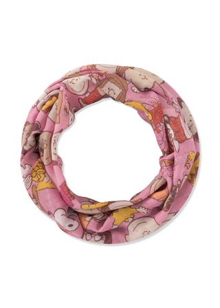 Peanuts Loop-Schal aus recyceltem Polyester mit Peanuts-Motiven