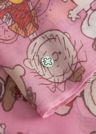 Peanuts Loop-Schal aus recyceltem Polyester mit Peanuts-Motiven