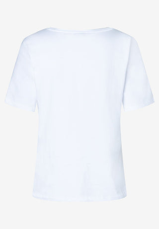 T-Shirt mit Pailletten-Herz