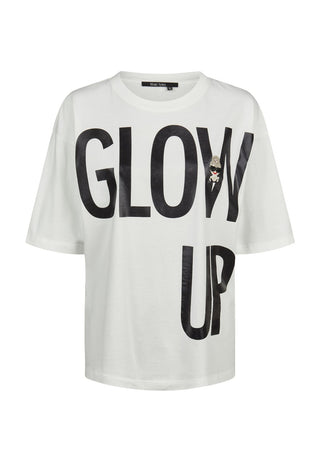 Shirt mit Glanz Pigment Druck