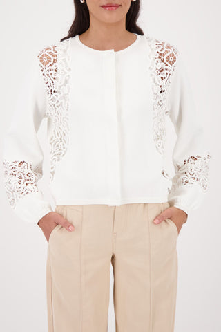 Strickjacke, off-white