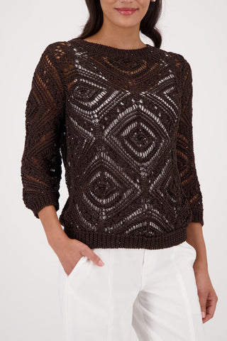 Pullover, dark chocolate