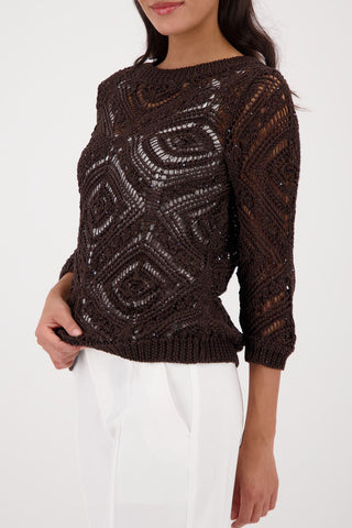 Pullover, dark chocolate