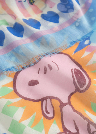 Peanuts Tuch aus leichter Baumwolle mit PENAUTS-Motiv