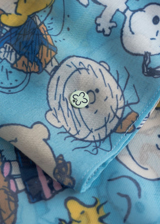 Peanuts Loop-Schal aus recyceltem Polyester mit Peanuts-Motiven