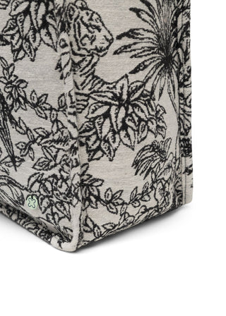 Shopper mit Dschungel-Print und OMG-Stickerei
