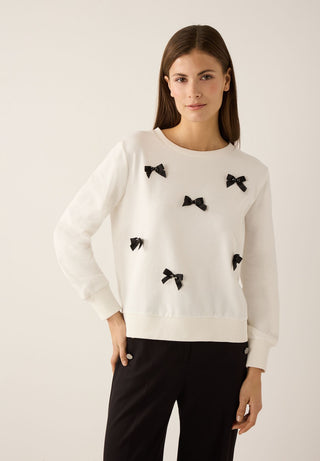 Sweatshirt mit Schleifen