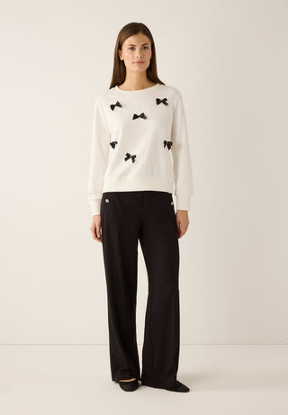 Sweatshirt mit Schleifen