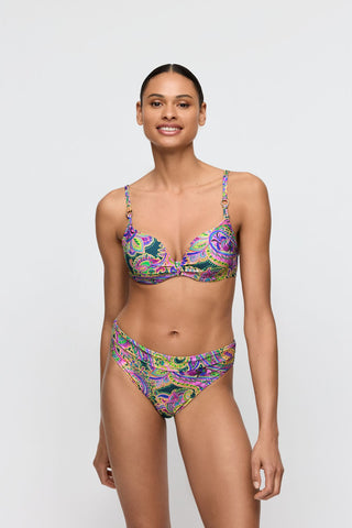 JOLISE Tropical Paisley Bikinislip mit Umschlag