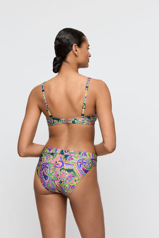 JOLISE Tropical Paisley Unterlegter Bikini Herzform