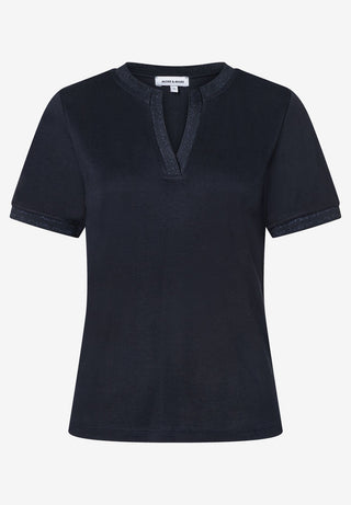 Shirt mit Glanzkante